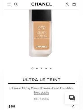 Chanel Ultra Le Teint Foundation Shade BD71